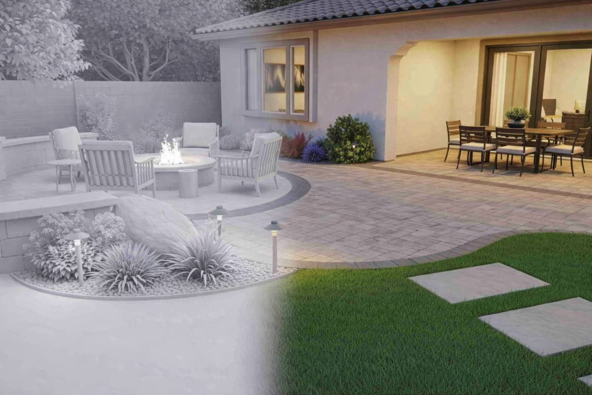 Before and After Turf Visualization